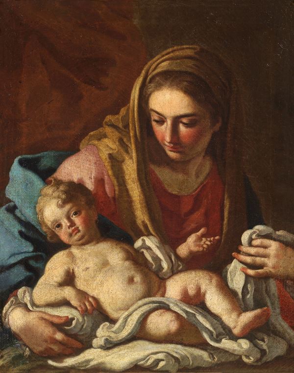 Francesco de Mura (attr. a) - Madonna col Bambino