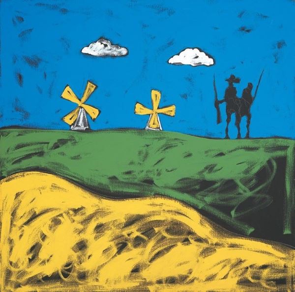 Tano Festa - Don Quichotte