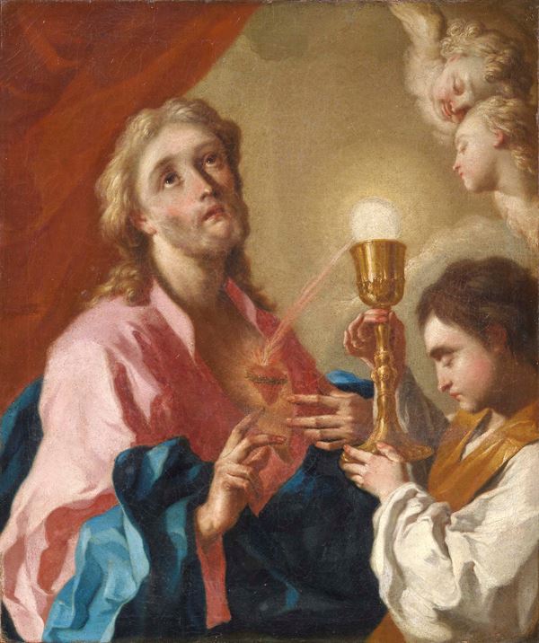 Paolo De Matteis (attr. a) - Sacro Cuore di Gesù