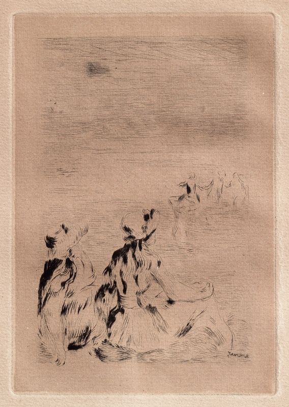 Pierre-Auguste Renoir - Sur la plage à Berneval