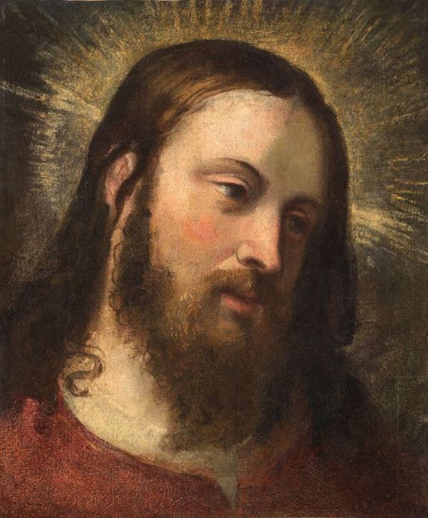 Jacopo Negretti, detto Palma il Giovane (attr. a) - Testa di Cristo