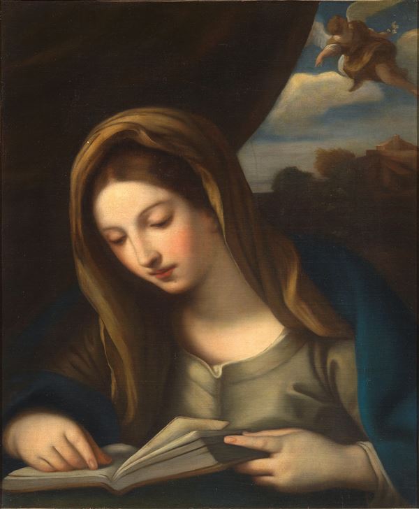 Scuola di Guido Reni della fine del XVII secolo - Madonna dello studio