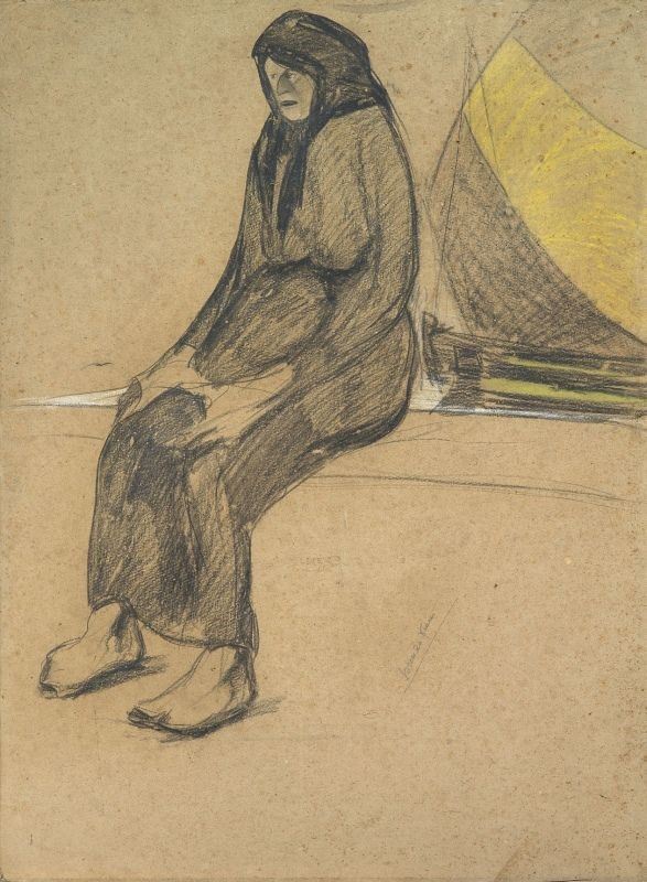 Lorenzo Viani - Donna e Vela