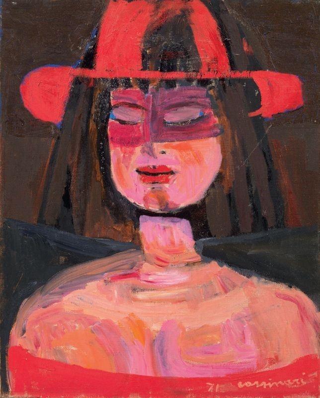 Bruno Cassinari - Figura in Rosso