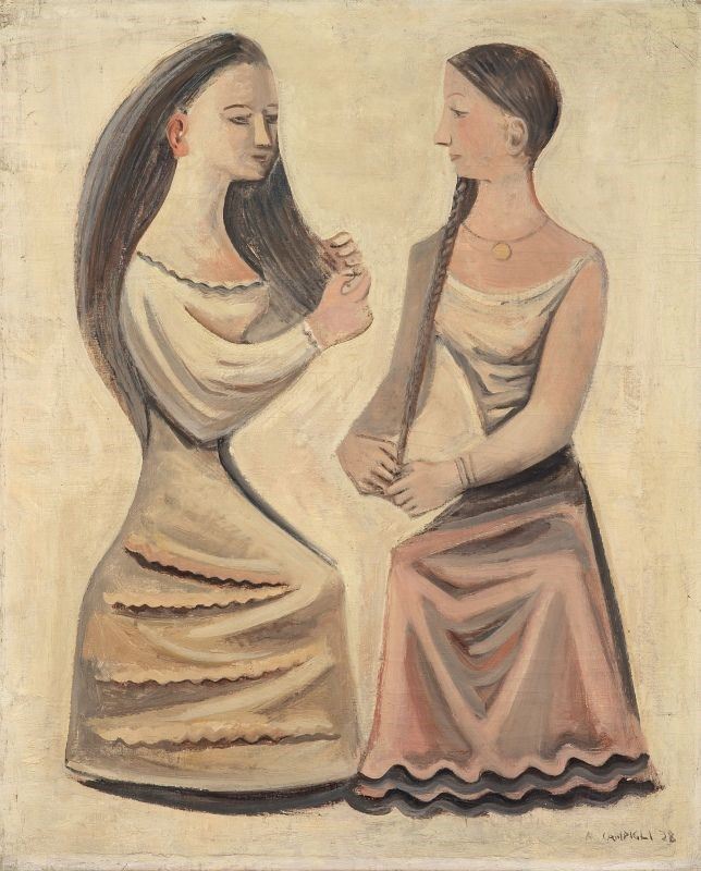 Massimo Campigli - La Coiffure