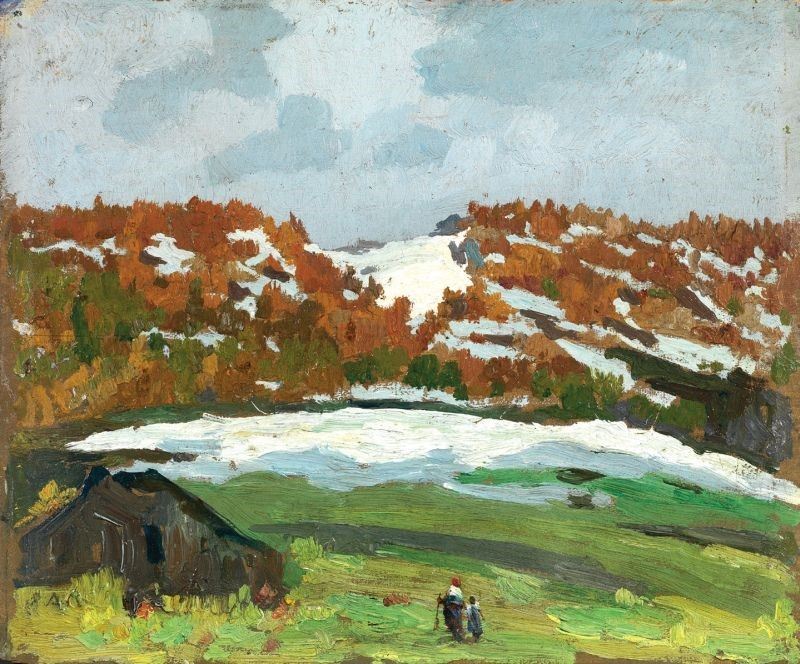 Angelo Rescalli - Baita in Val di Susa
