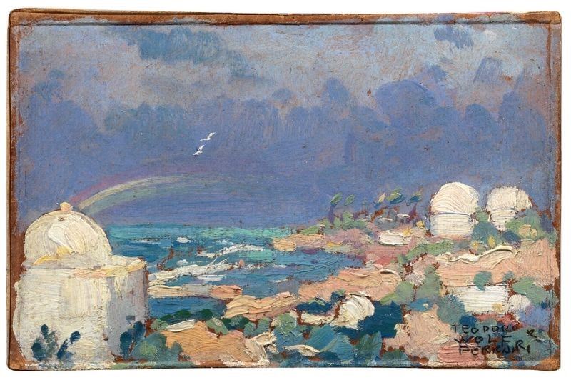 Teodoro Wolf Ferrari - Paesaggio a Tripoli