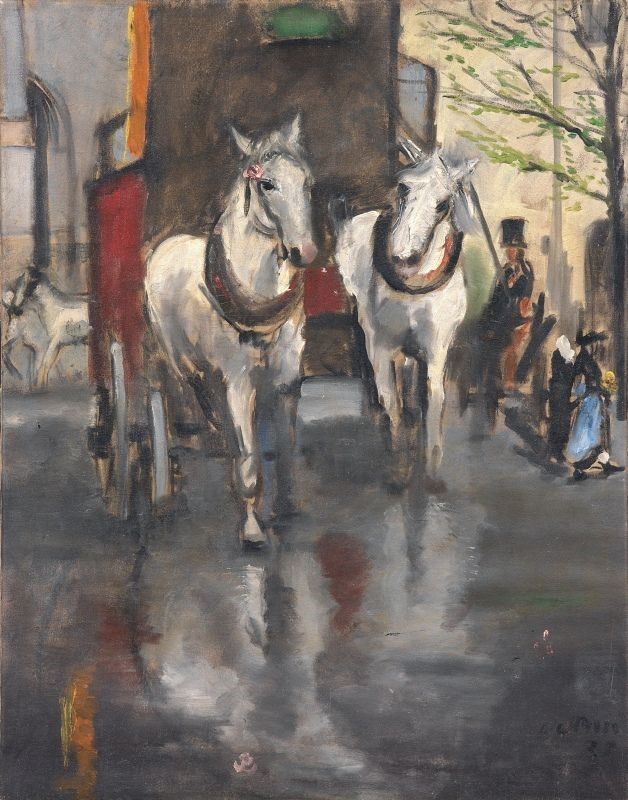 Filippo De Pisis - Cavalli Bianchi