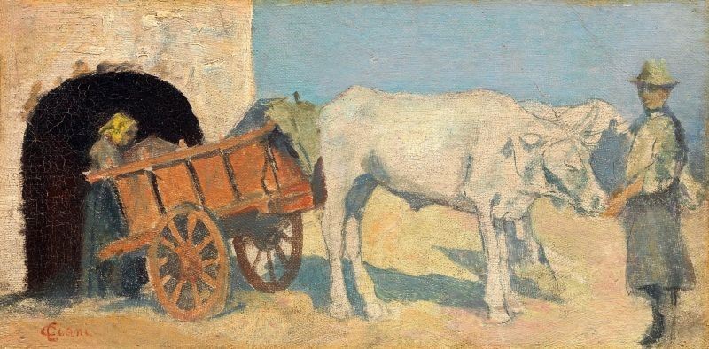 Cesare Ciani - Buoi al Carro