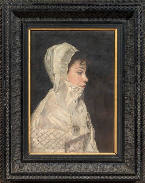 Ignoto del XIX Secolo - Donna Col Velo