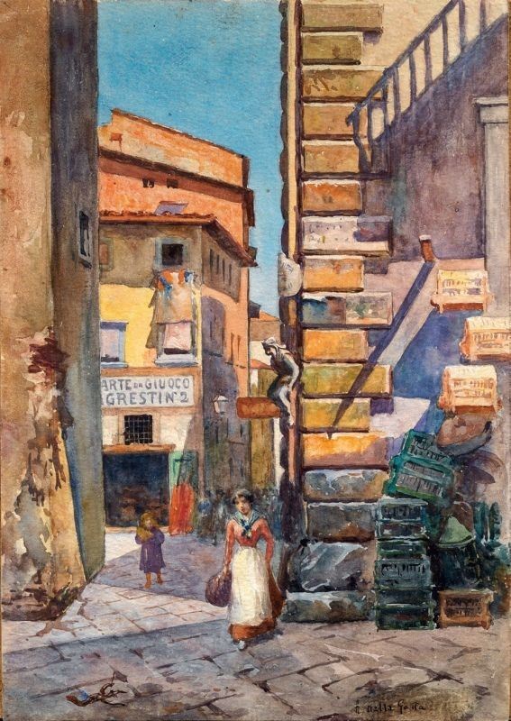 Anacleto (nino) della Gatta - Vecchia Firenze