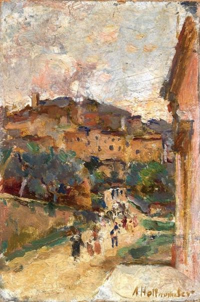 Paese con Figure