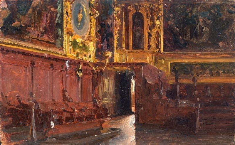 Federico Andreotti - Interno di Chiesa