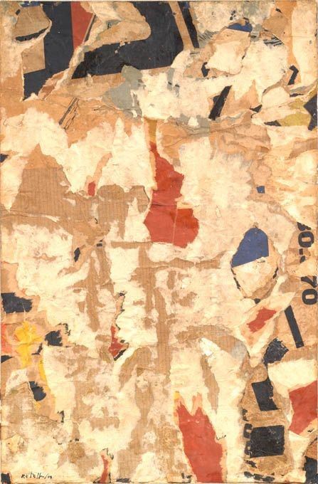 Mimmo Rotella - Senza Titolo