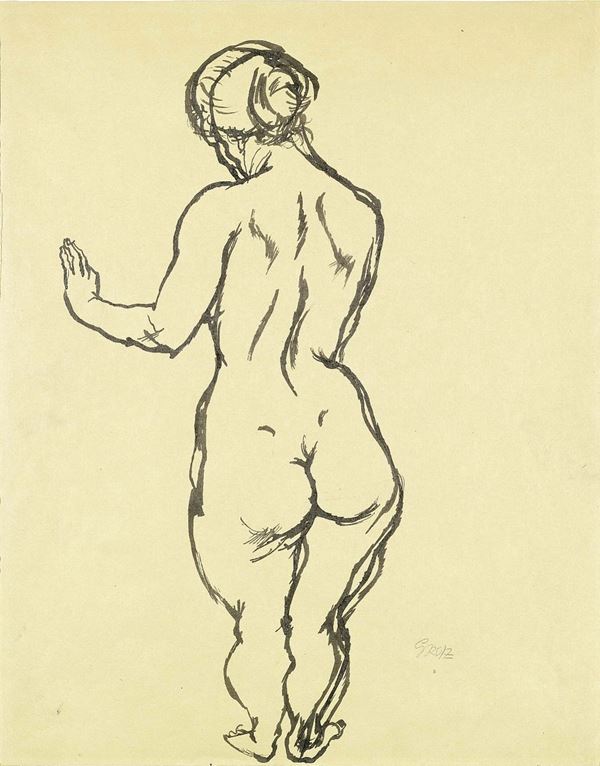 George Grosz - Nudo in piedi