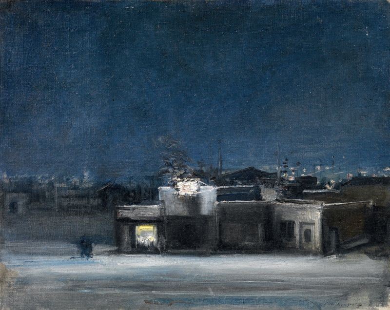 Pietro Annigoni - Paesaggio Americano