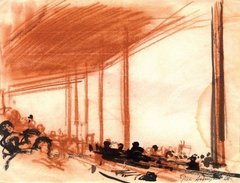 Pietro Annigoni - Al Bar