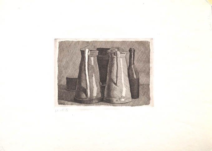 Giorgio Morandi - Natura Morta con Cinque Oggetti