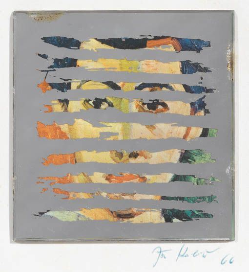 Jiri K&#246;lar : Omaggio a Matisse  (1966)  - Collage su specchio - Asta Dipinti, Disegni, Sculture e Grafica - Arte Contemporanea - I - Casa d'aste Farsettiarte