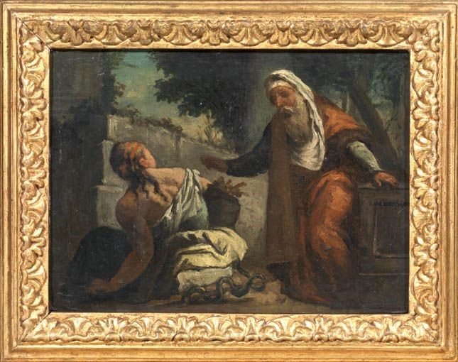 Ignoto del XIX Secolo - Lotto di Tre Dipinti