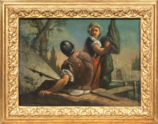 Ignoto del XIX Secolo - Lotto di Tre Dipinti