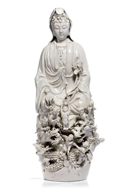 Scultura in Porcellana Bianca
