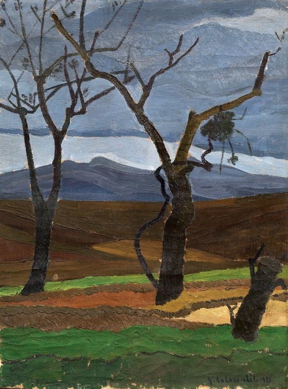 Giovanni Colacicchi - Paesaggio Autunnale