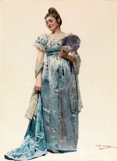Signora con Ventaglio
