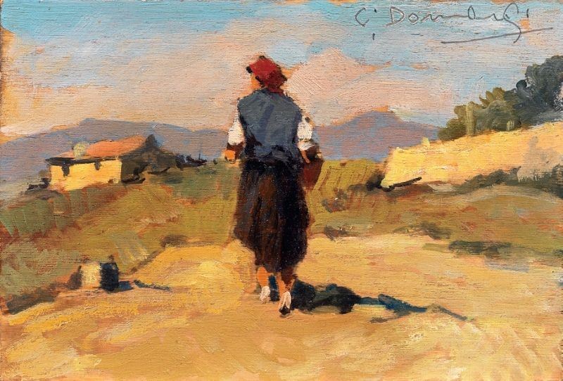 Carlo Domenici - Contadina