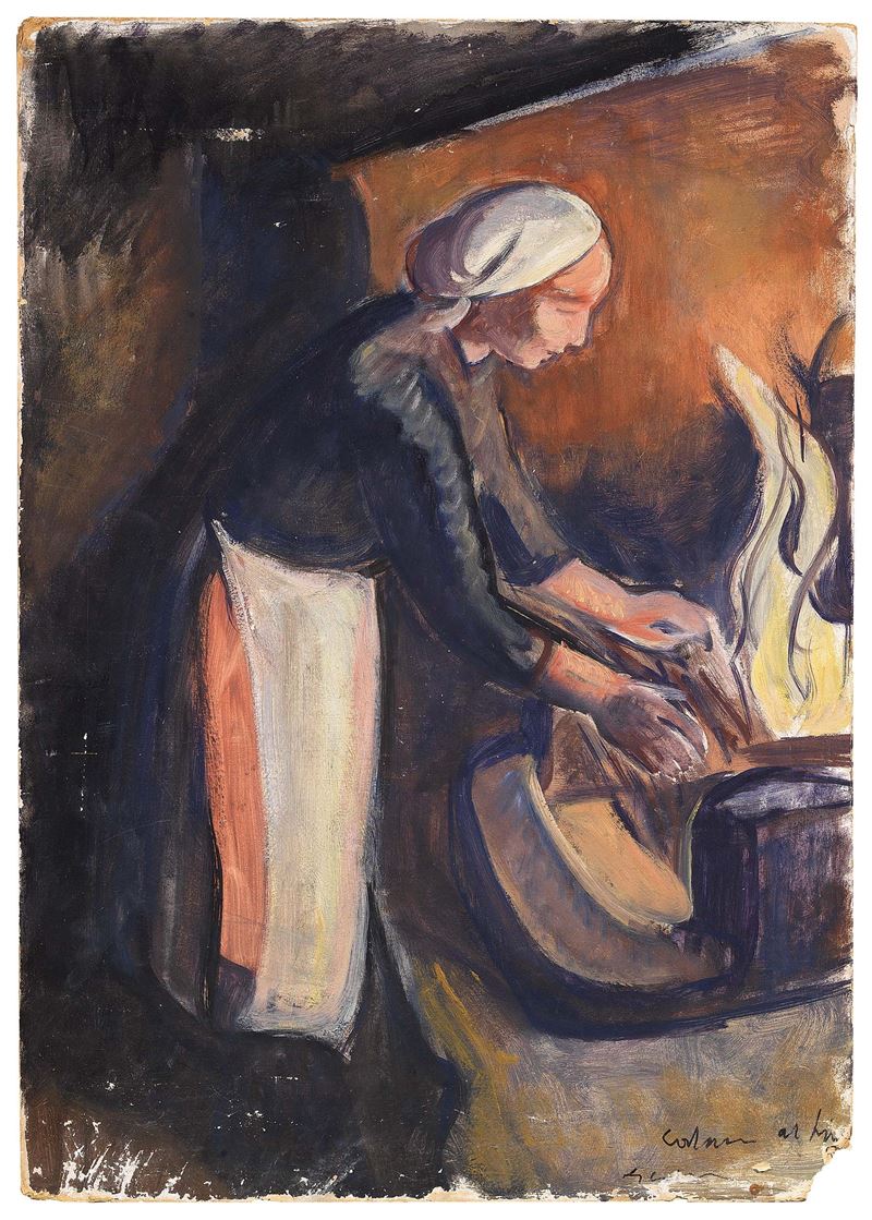 Elisabeth Chaplin - Contadina al Fuoco