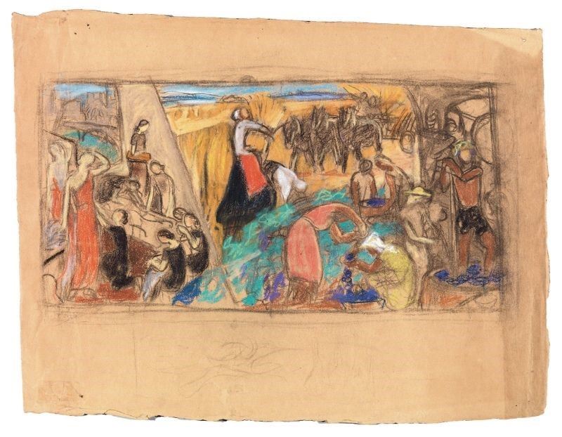 Elisabeth Chaplin - Bozzetto per «estate»
