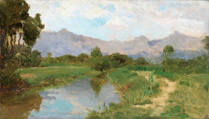 Federico Andreotti - Paesaggio Lacustre