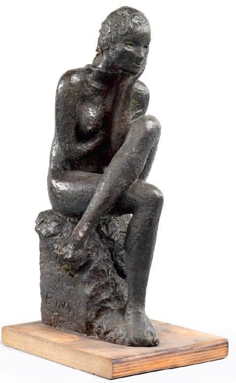 Bruno Innocenti - Nudo Femminile Seduto