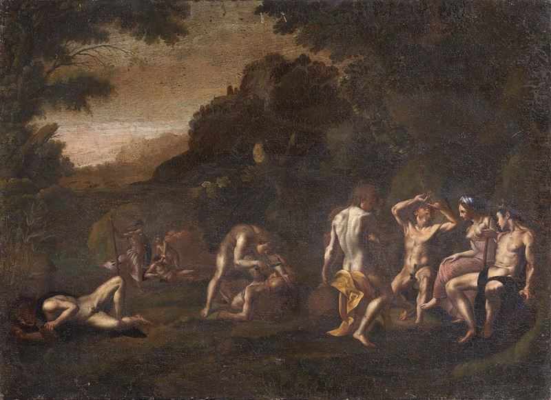Scuola Italiana del XVII Secolo - La Contesa di Apollo e Marsia