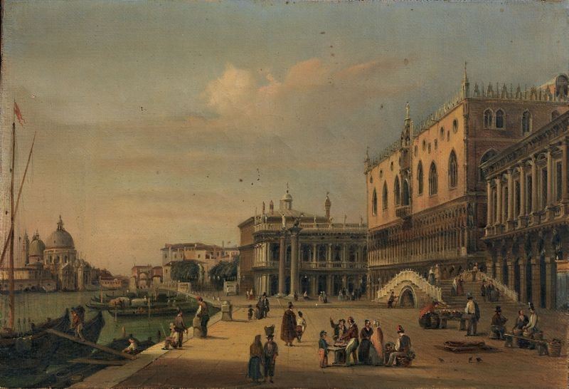 Giuseppe Chittò-barucchi - Venezia: la Riva degli Schiavoni