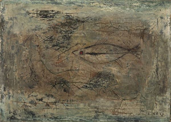 Zao Wou-Ki : 01.11.49  (1949)  - Olio su tela - Auction Arte Moderna - II - Casa d'aste Farsettiarte