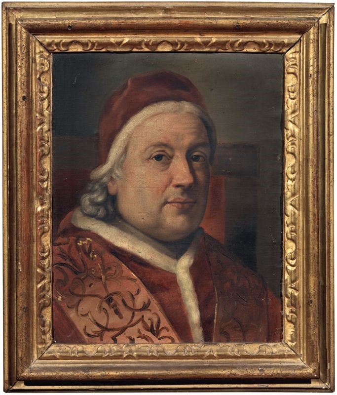 Scuola Bolognese Fine del XVIII Secolo - Ritratto di Clemente XIII