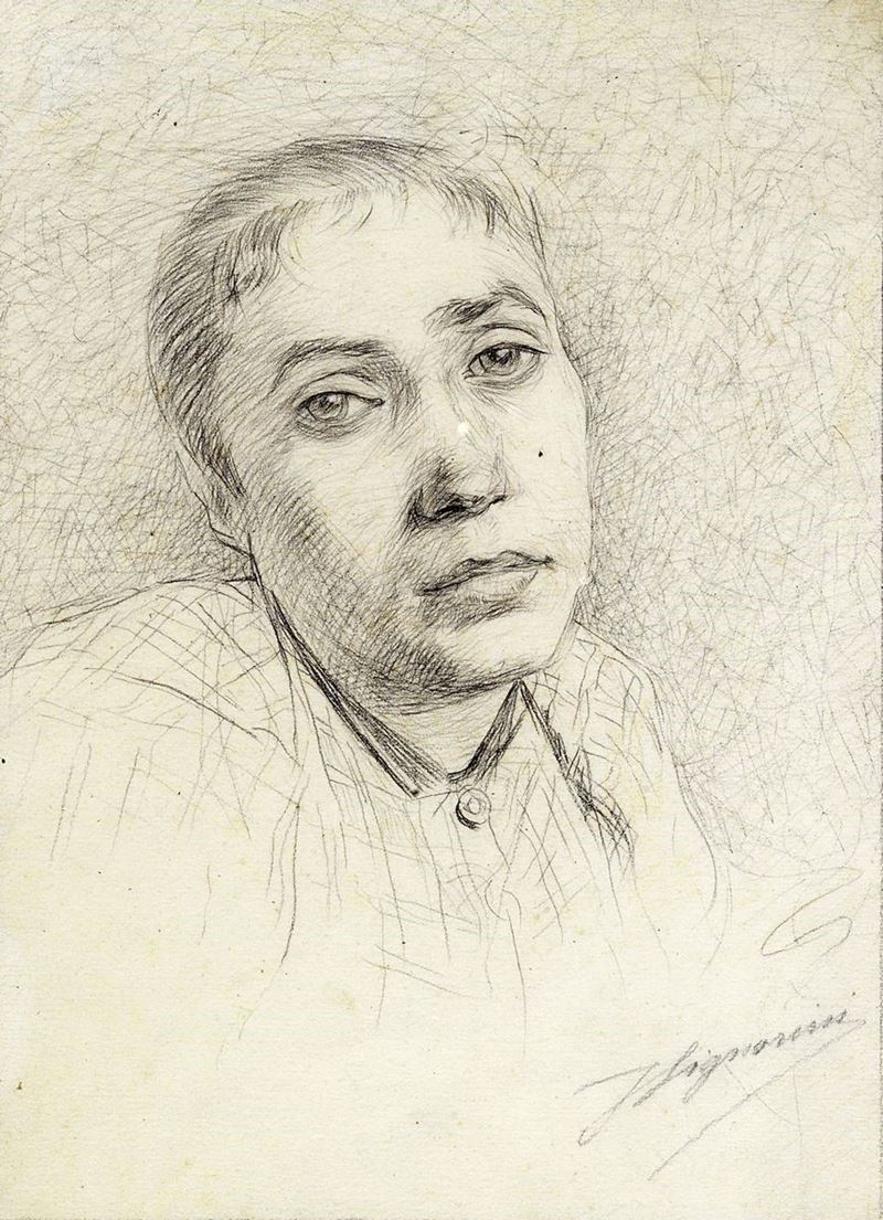 Telemaco Signorini - Ritratto di Donna