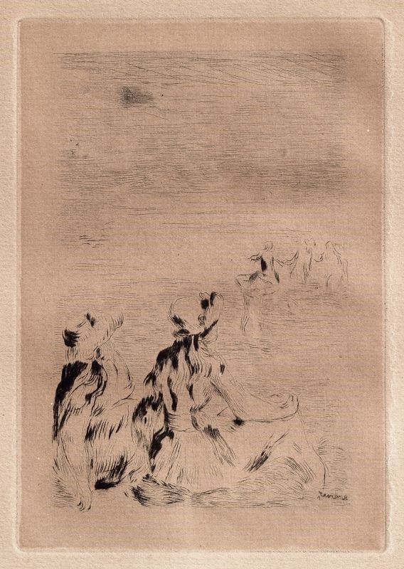 Pierre-auguste Renoir - Sur la Plage À Berneval