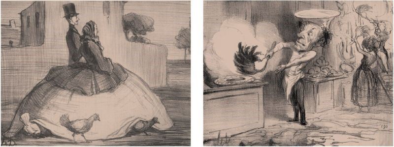 Honoré Daumier - Cartella Contenente 120 Illustrazioni dalle «actualités»