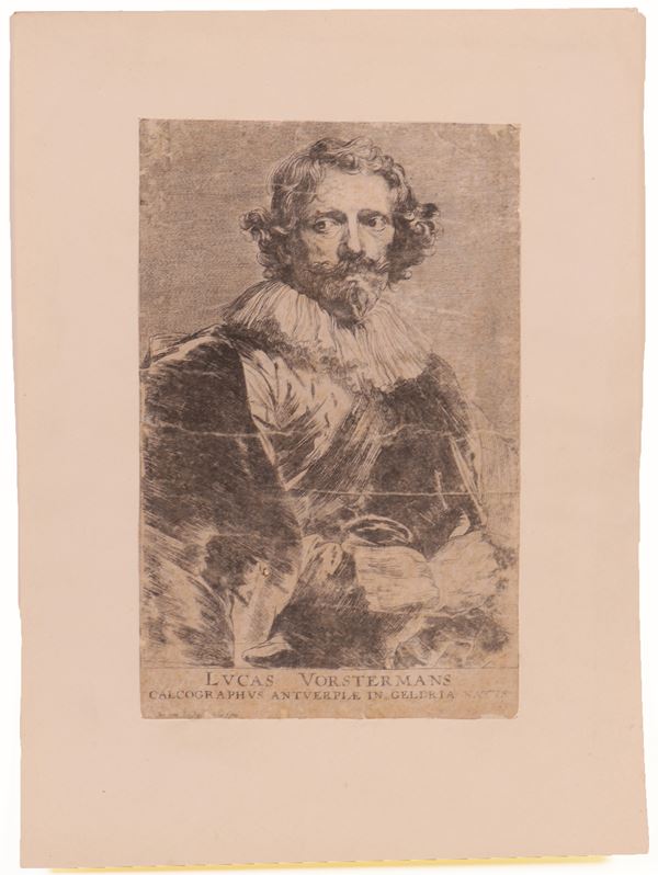 Da Anthony Van Dyck - Ritratto di Lucas Vorstermans