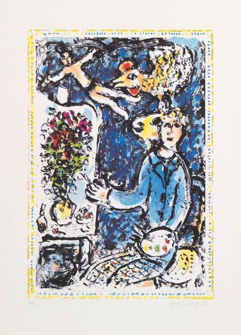 Marc Chagall - L'atelier Bleu