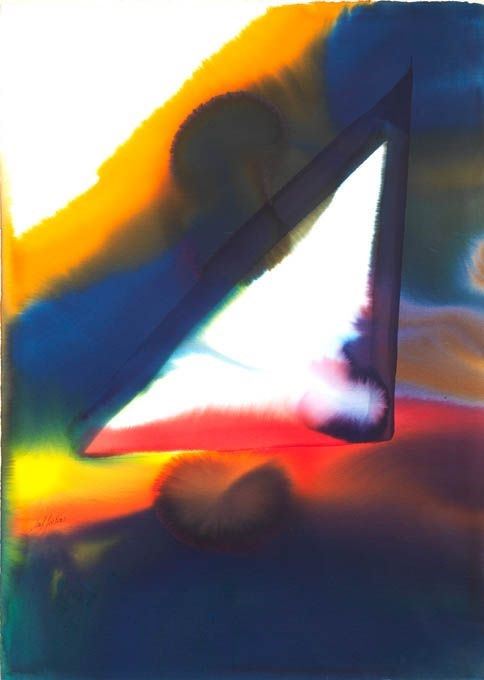 Paul Jenkins - Phenomena Pyramid Section