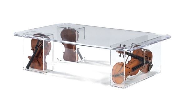 J2L - Tavolo violini (Omaggio ad Arman)