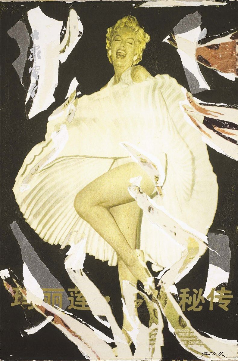 Mimmo Rotella - Marilyn Esibizionista
