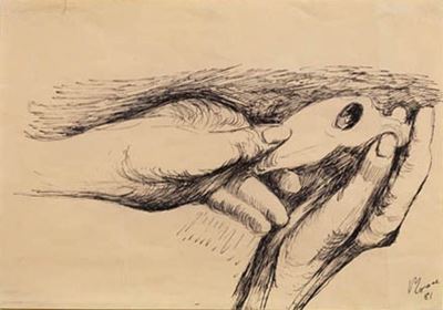 Hands Holding Bone II