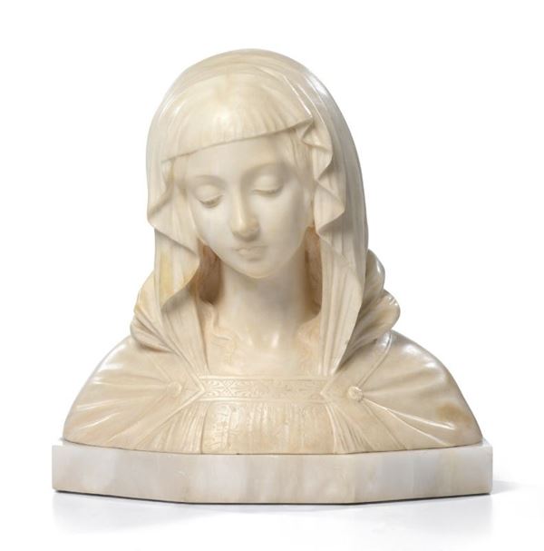 Ignoto fine XIX secolo - Busto della Vergine Maria