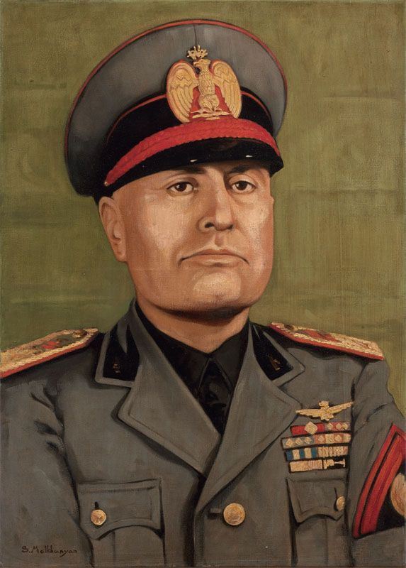 S. Malkhasyan - Ritratto di Mussolini