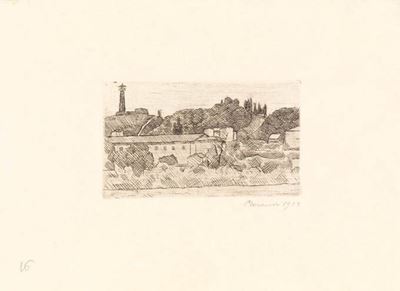 Paesaggio (veduta Dell'osservanza a Bologna)