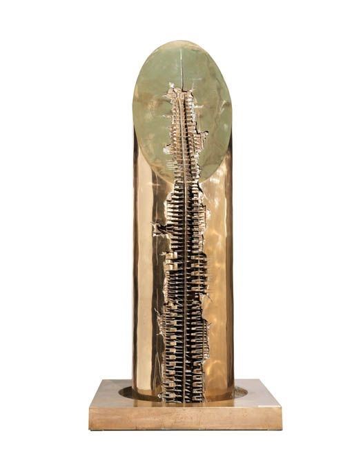 Arnaldo Pomodoro - Colonna Recisa Trasversalmente